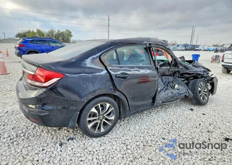 2013 Honda Civic Ex из США, поврежденный, VIN 2HGFB2F87DH505288